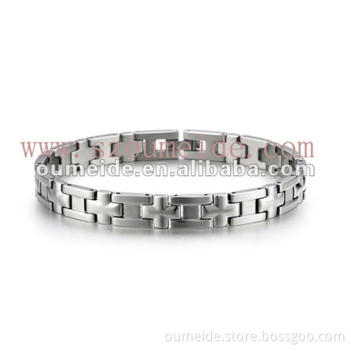 OEM/ODM Metal Factory Titanium Fancy Bracelet for Men